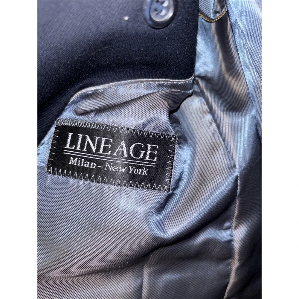 LINEAGE Milan New York Sport coat Mens Size‎ 40S Navy Blue